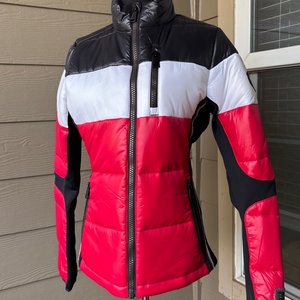 Alp N Rock Women's Red, Black, and White Ski Jacket